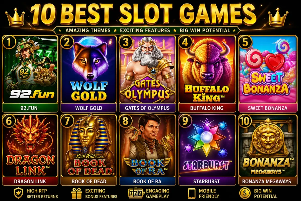 10 best slots game
